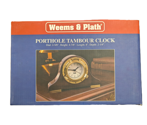 Porthole Tambour Clock