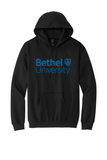 Bethel University Stacked Logo Hood