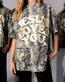 Jesus Love You || LMTD || Heavyweight Camo Tee || Oversized
