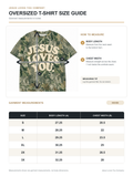 Jesus Love You || LMTD || Heavyweight Camo Tee || Oversized