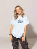 Jesus Love You Light Blue Logo Tee