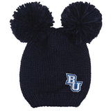 BU Leia Double Pom Pom Knit Hat