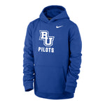 BU Pilots Youth Nike Club Fleece Hoodie