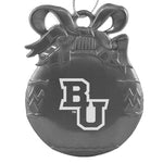 BU Pewter Bulb Ornament