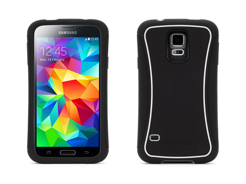 Coque Griffin Survivor Slim Galaxy S5 rouge & noir