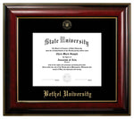 University Classic Mahogany with Gold Trim Diploma Frame