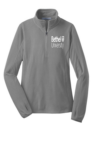 Bethel University Ladies Microfleece 1/2-Zip Pullover